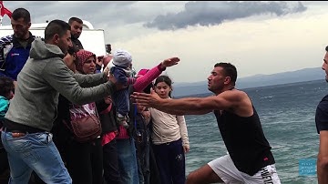 Desperate Journey: Shocking Video Shows Risks Refugee Families Take to Reach Europe Safely