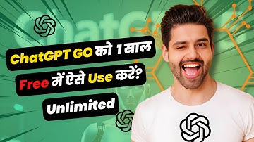 ChatGPT Go 1 Year Free! 😍 How to Activate ChatGPT Go in India (Step-by-Step)