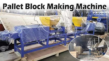 Revolutionizing Woodworking: Introducing the Ultimate Wood Pallet Block Making Machine!#woodmachine