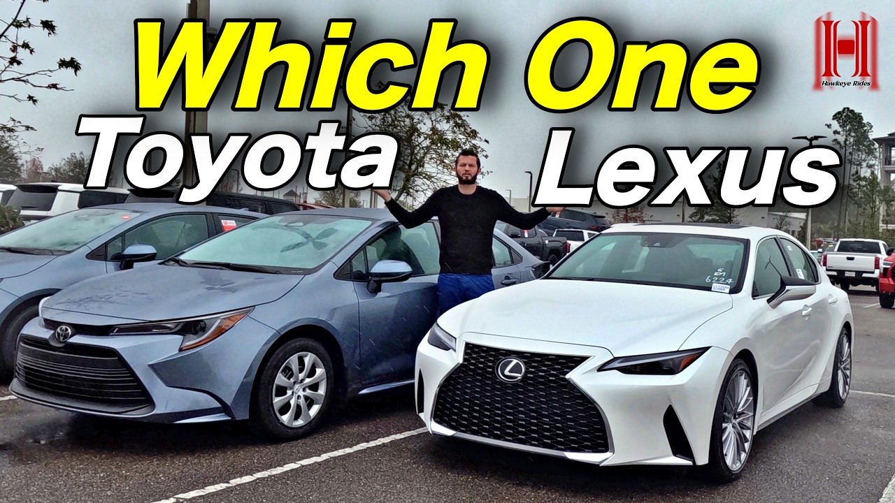 2025 Toyota Corolla LE vs Lexus IS 300 :Which One is Better? | Full ...
