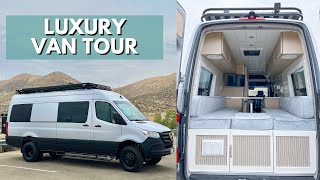 Ultimate Luxury Van Conversion Sprinter 4x4 | VAN TOUR by Sara & Alex James  18,519 views 1 year ago 23 minutes