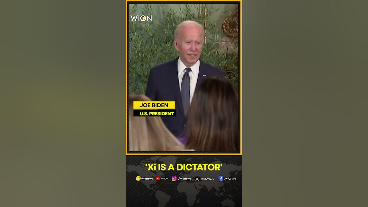 Biden calls Xi a ‘dictator’ after summit talks | WION Shorts