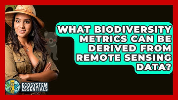 What Biodiversity Metrics Can Be Derived From Remote Sensing Data? - Ecosystem Essentials