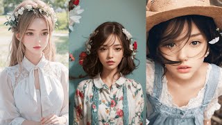 [AI Beauty] Flower/[Bellezza AI] Fiore/【AI미녀】꽃/【AI美颜】花/[ИИ Красота] Цветок/[AI Beauty] Blomst