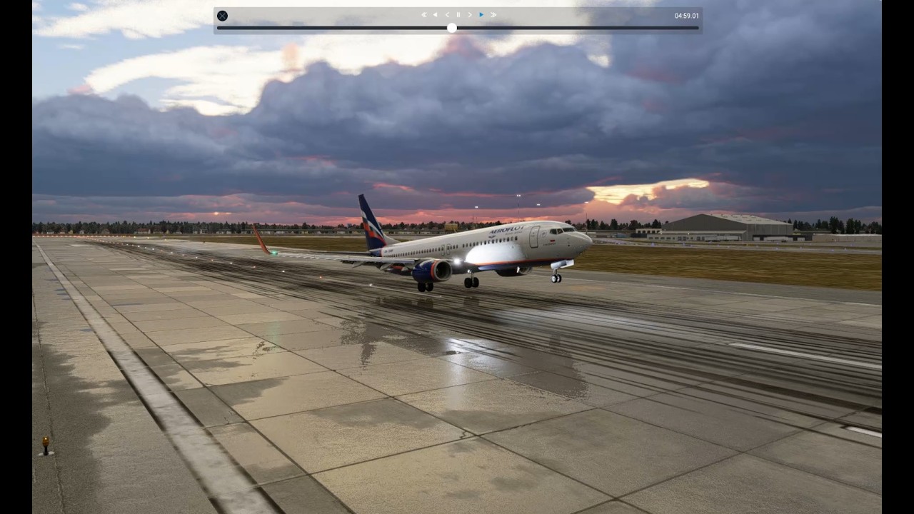 Xplane12 UUEE landing