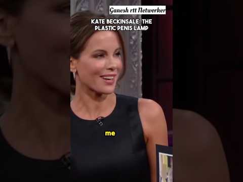 Kate Beckinsale: The Plastic Penis Lamp #trending #shorts #katebeckinsale #thelateshow #viral