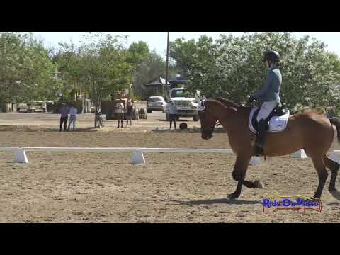 horseshoe bend 173D Lydia Bradshaw on Aragon JR Novice Dressage Twin Rivers Ranch Sept. 2019