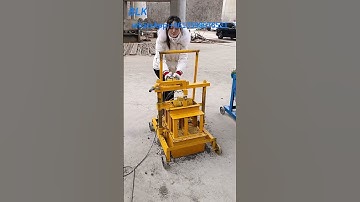 small manual mobile bricks blocks making machine#shorts#block making machine#block making machine