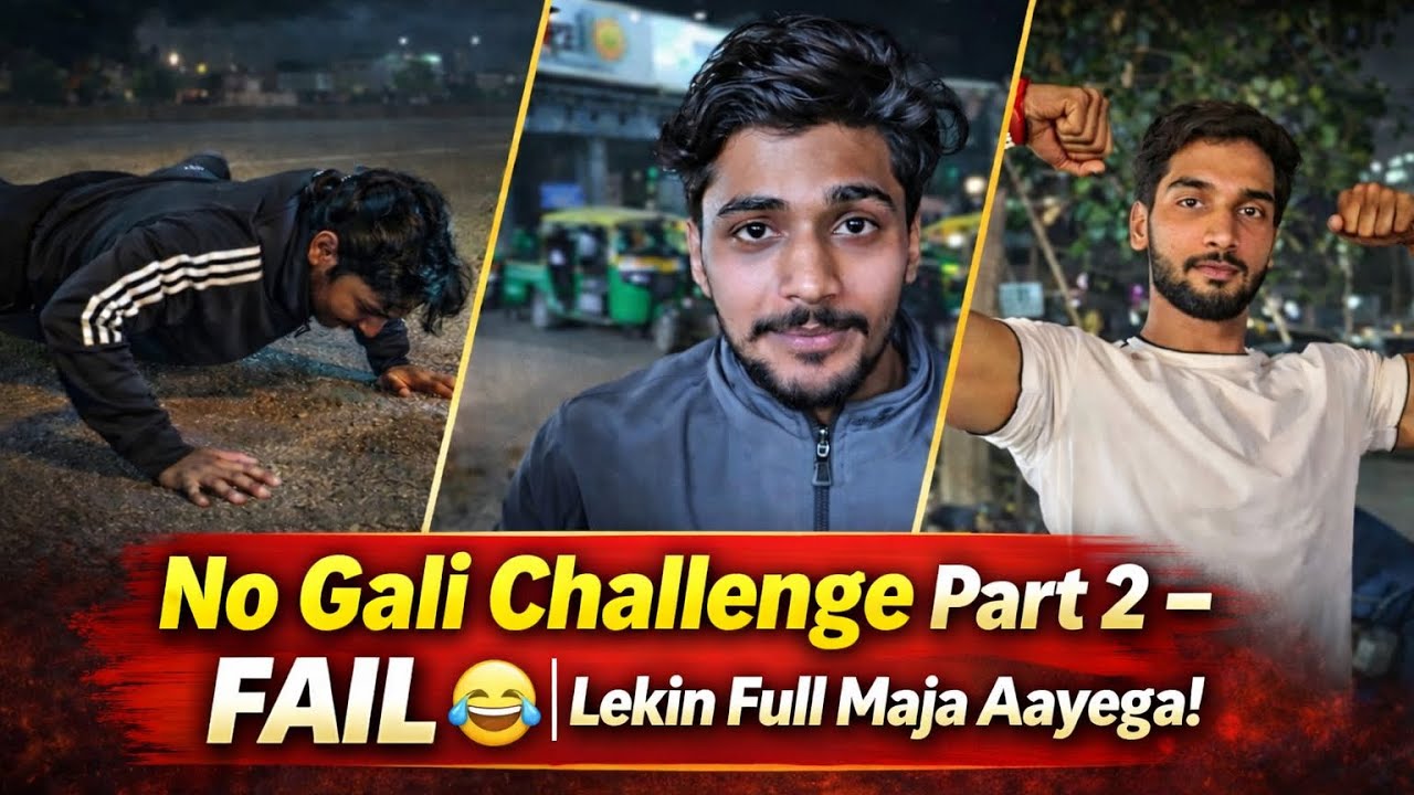 Public Ke Beech Challenge 😳 | No Gali challenge Part 2 – Full comedy and entertainment Vlog
