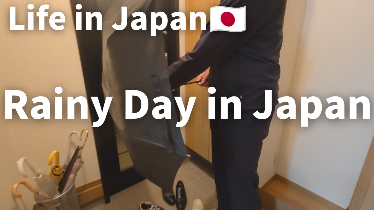 🇯🇵The gloomy commute of Japanese salarymen during the rainy season|Japan VLOG