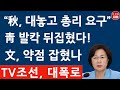 추미애 비밀 풀렸다! "靑에 대놓고 총리직 요구" TV조선 대폭로! (진성호의 직설)