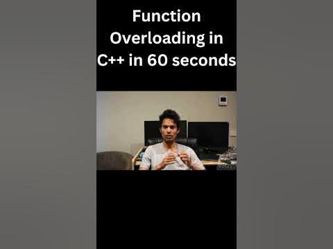 Function Overloading in C++ explained in 60 seconds - YouTube