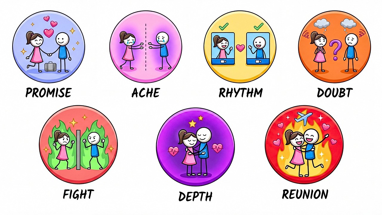 7 Level of Long Distance Love Explained in 8 Minutes