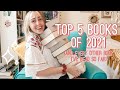 Top 5 Books of 2021 + Every Book I've Read so Far!