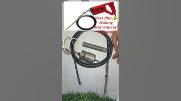 How to make a mini concrete vibrator 🤑👍 #shorts