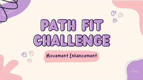 PATH - FIT 1 | WORK OUT EXERCISE /  VIRTUAL CHALLENGE