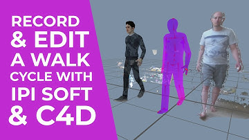 Record & Edit a Walk Cycle with iPi Soft & Cinema 4D