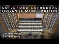  organ demonstration of guildford cathedral  recording guildford ep 2 of 4