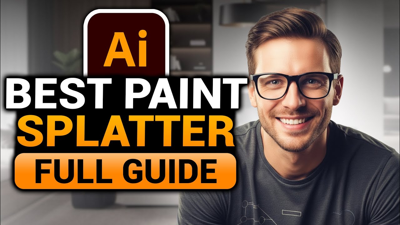 Paint Splatter Adobe Illustrator (BEST FULL GUIDE) | Everything You Need To Know! | NO Yapping!