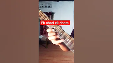 Zubeen Garg Baganiya song ek chori ek chora guitar cover #shorts #youtubeshorts #trending