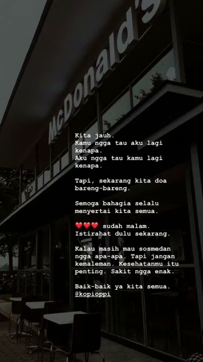 STORY WA - Sudah malam, istirahat dulu. Jangan lupa doa biar bahagia!