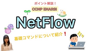 【Netflow】CCNP試験を基礎から学びたい人向け✨わかりやすく要素をまとめています！