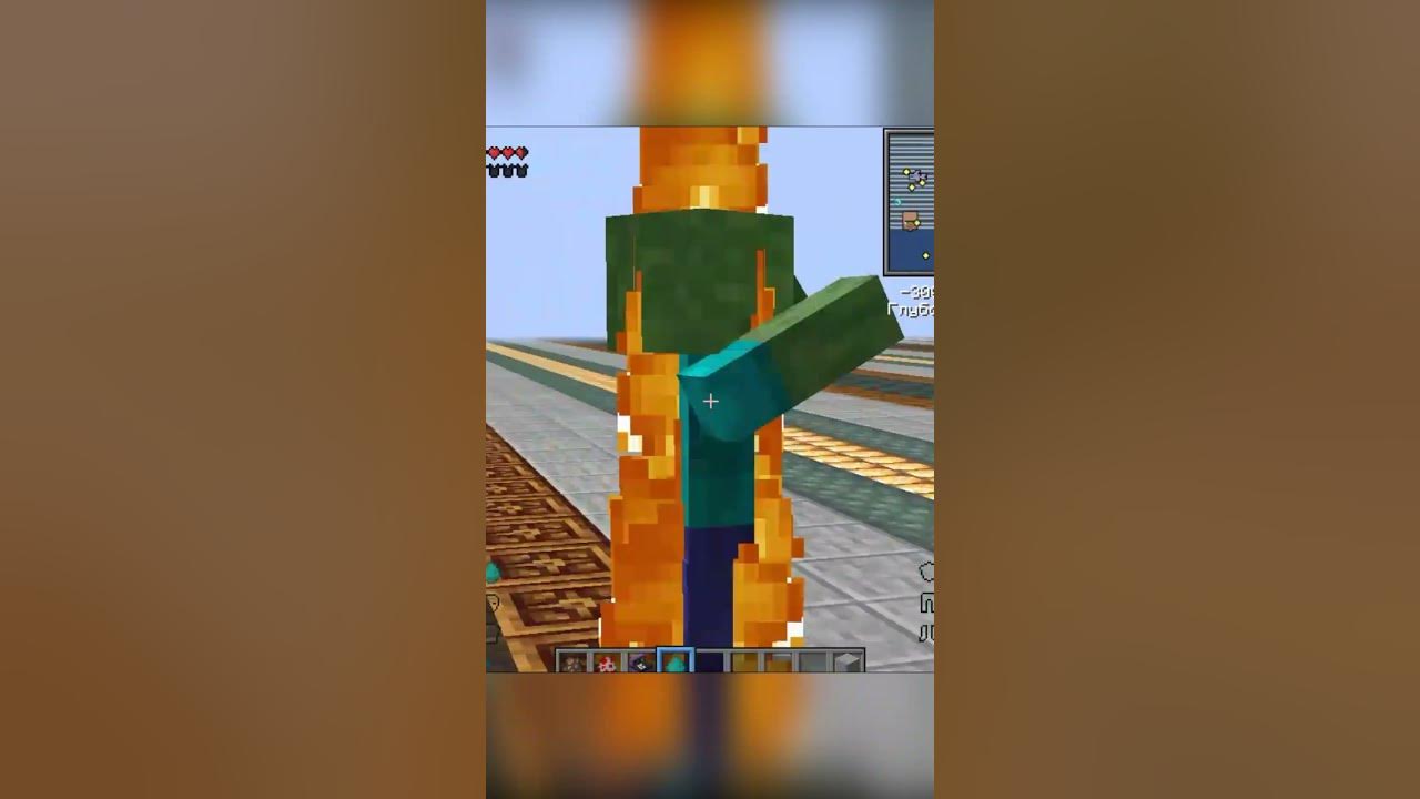 Рельсы шпалы кирпичи в МАЙНКРАФТ #shorts #майнкрафт #minecraft # ...
