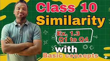 Similarity | SSC| Geometry| test of Similarity| Ex.1.3 | by shabbir sir 