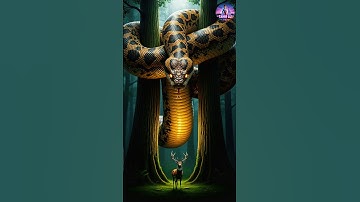 rescue two lion from giant python deer #animals #funny #shorts #youtubeshorts #youtubeshorts