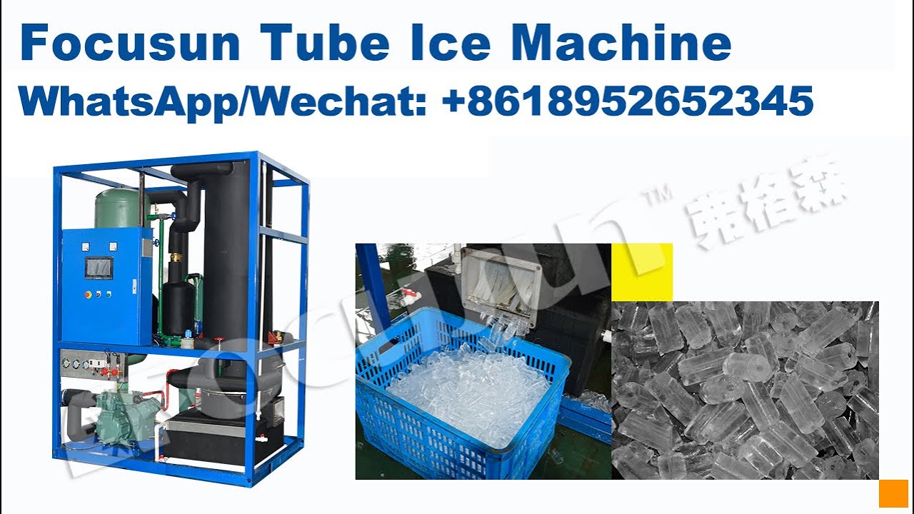 Machine à glace en tube 5 tonnes par refroidissement de l'eau YouTube Machine à glace en tube 5 tonnes par refroidissement de l'eau YouTube