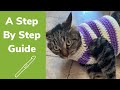 Easy Crochet Cat Sweater Tutorial 