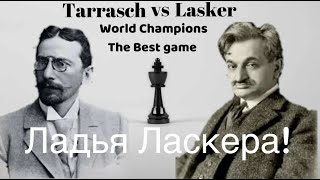 "Привет Крамнику" Тарраш - Ласкер, Дюссельдорф 1908 (4 партия) (0-1)