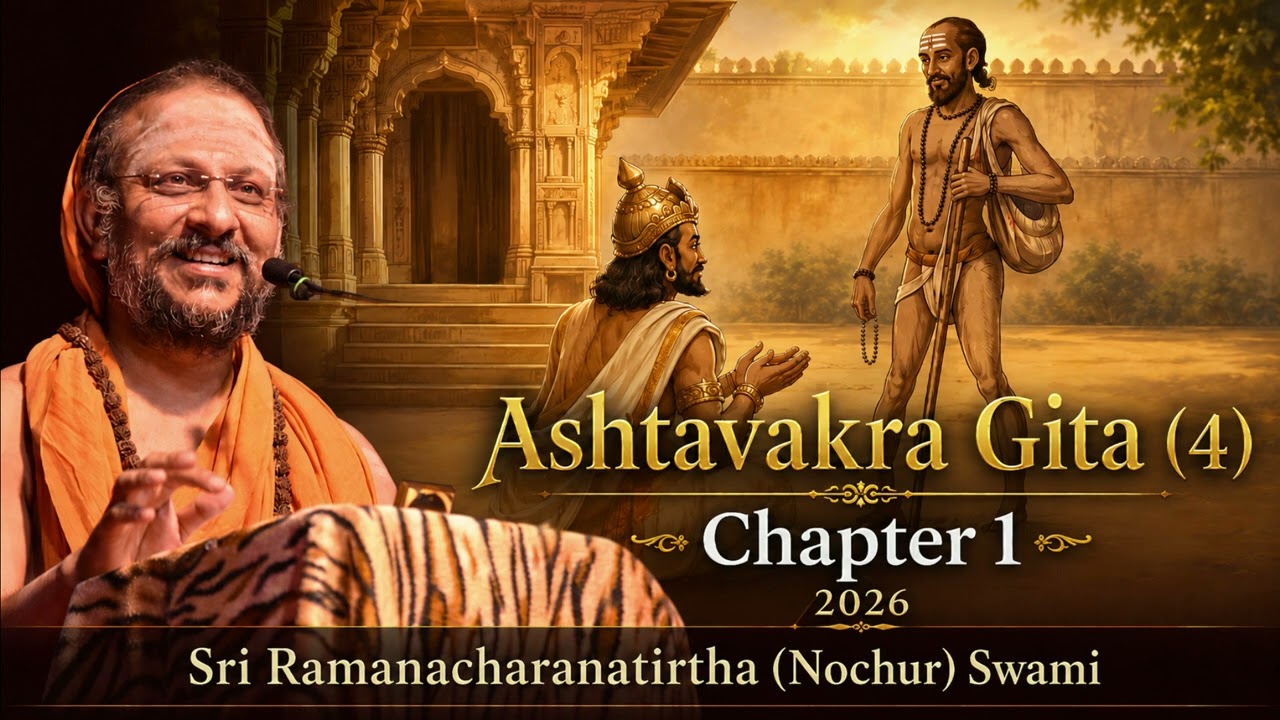 (4/5) Ashtavakra Gita Ch-1 | English | Tiruvannamalai | 2026