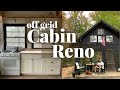 One Room Cabin Renovation! Making our Own Tiny House! Living Off Grid in the Woods!