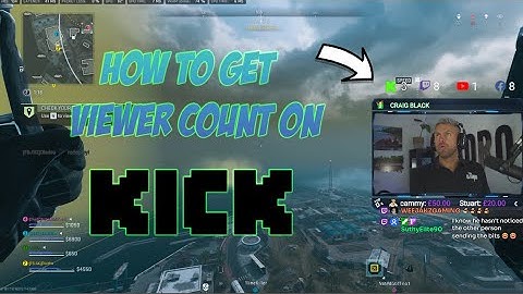 How to get a live Viewer Count for Kick on your stream!