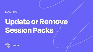 Updating or Removing Session Packs