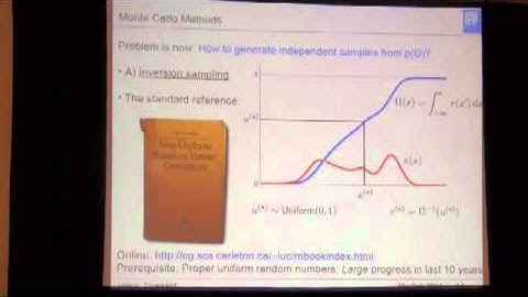 Numerical Methods in Bayesian Inference