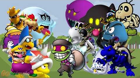 Mario enemy character elimination all stars!