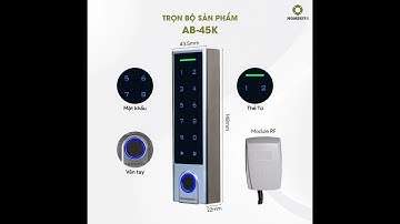 HomeKit - Cách thêm vân tay và thẻ từ admin của Khoá vân tay (không dây) cho cửa cuốn AB-45K