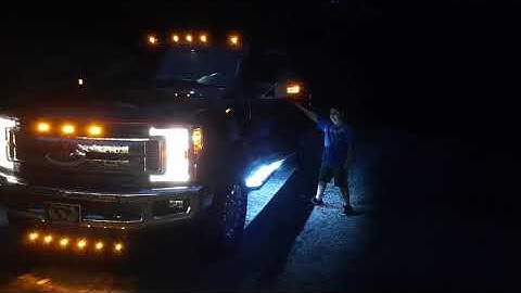 Adding OPT7 Side Kick running board lights to my F250
