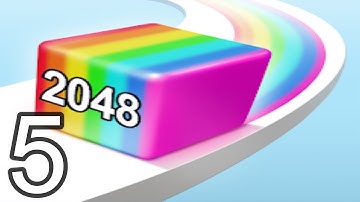 Jelly Run 2048 - Gameplay Walkthrough Part 5 All Levels (Android, Ios)