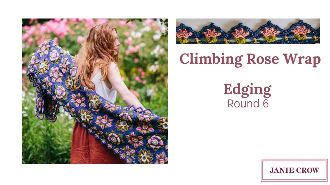 Обертка из плетистой розы - окантовка: круглая 6