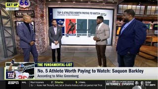ESPN GET UP | Jay Williams \& Mike Greenberg DEBATE: Top 5 Athlete Worth paying to Watch