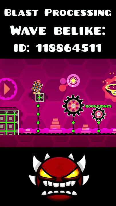 Blast Processing Wave Belike: | #geometrydash #gd #gaming #wow #trending