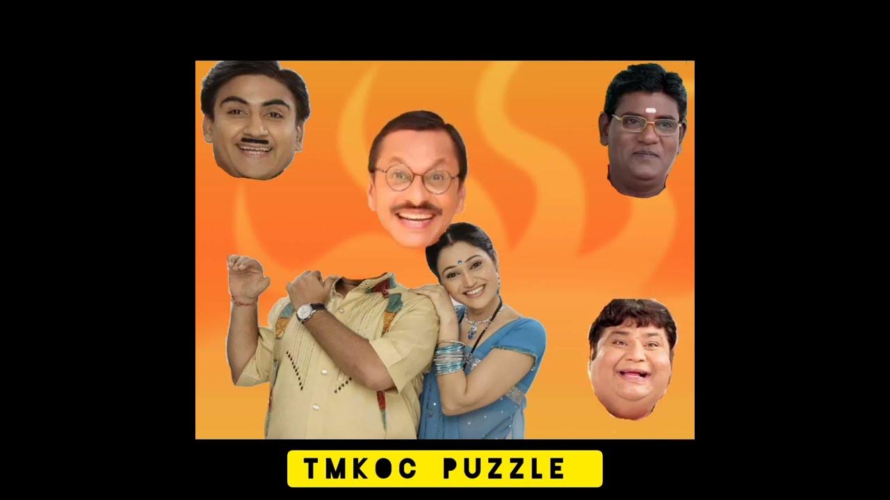 Wrong Head Puzzle Tmkoc Jethalal Wrong Head Puzzle shorts YouTube popatlal-rashmika-jethalal-wrong-head-challenge-shorts