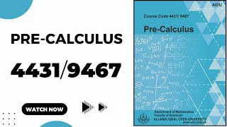 Celebrity 4431 Pre Calculus 9467 Pre Calculus 4431 Pre Calculus Lectures Most Important Questions AIOU Net Worth