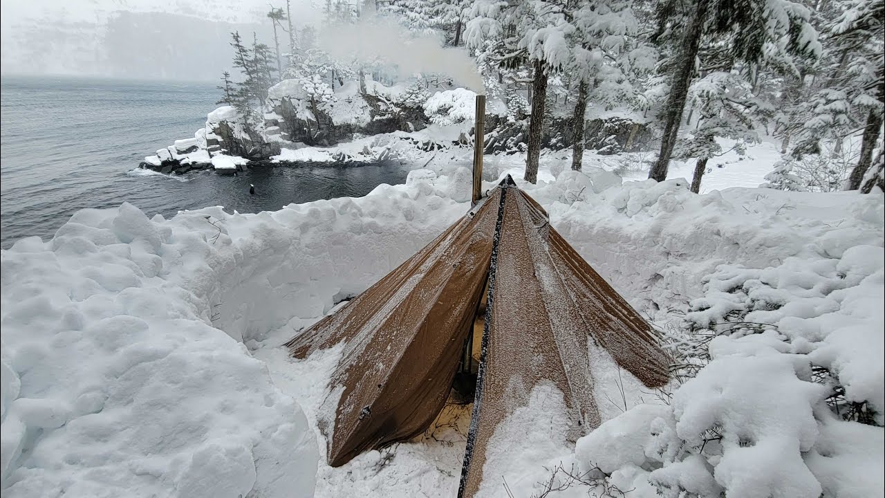 Mountain Sledding in Alaska - Camping at Gold Claim