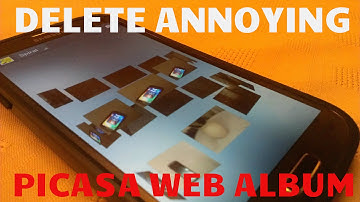 Samsung Galaxy S4 DELETE ANNOYING PICASA WEB ALBUM