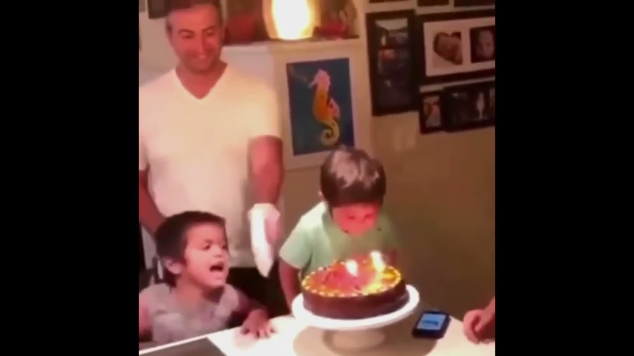 Kids and Babies Blowing out Birthday Candles FAILS Funniest Home