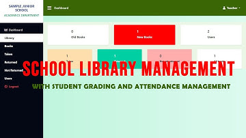 LIBRARY MANAGEMENT SYSTEM IN PHP MYSQL AND JS WITH FREE SOURCE CODE